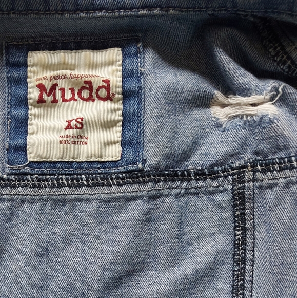 Mudd Jean vest Xs - Picture 3 of 5